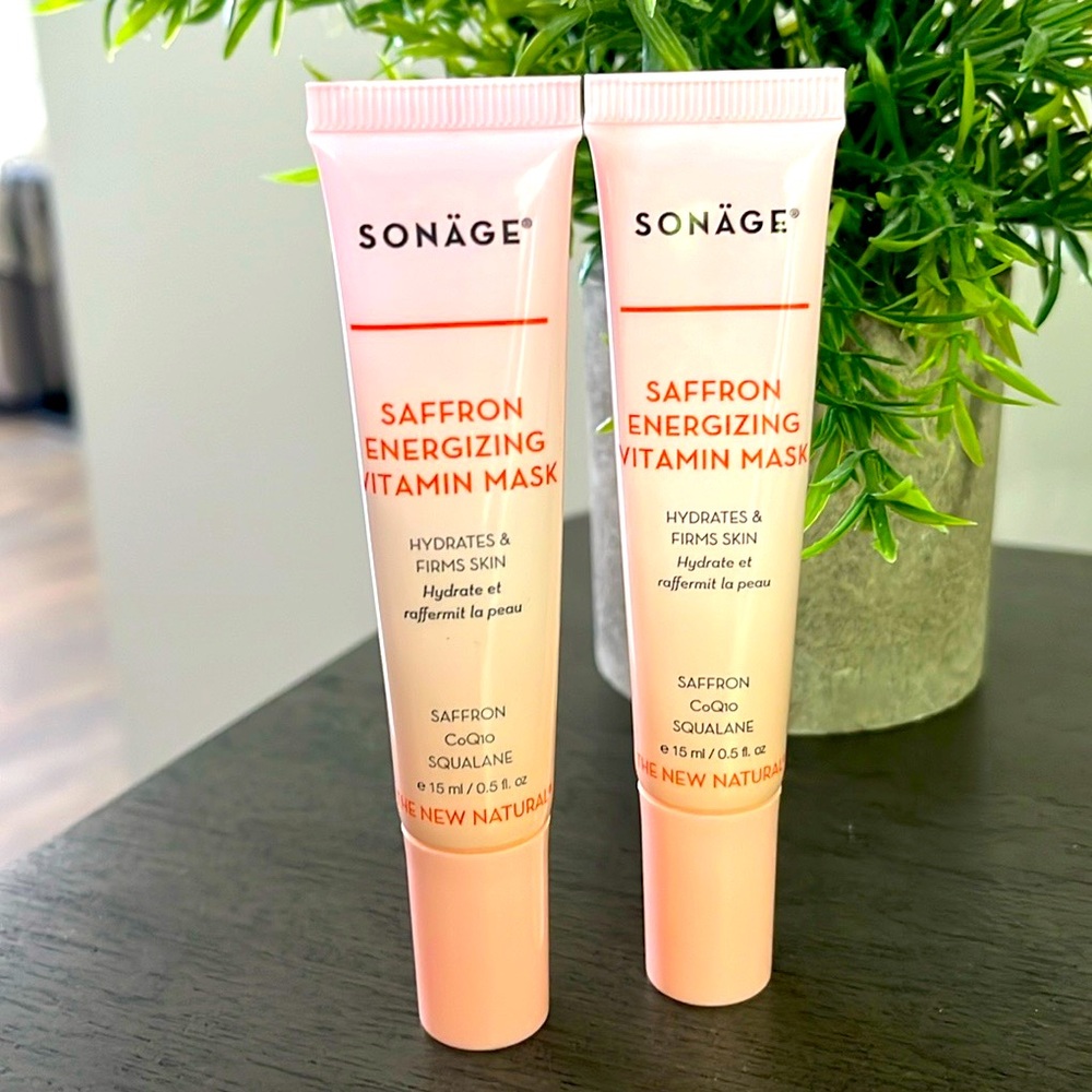 SAFFRON ENERGIZING VITAMIN MASK ~ $48 value ⭐️Sealed Items ⭐️🆕⭐️